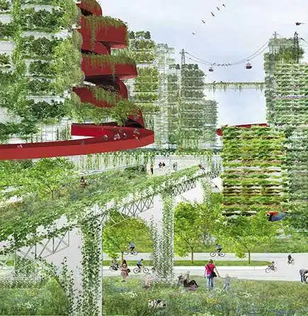 China construirá unos rascacielos cubiertos de árboles que succionarán el smog