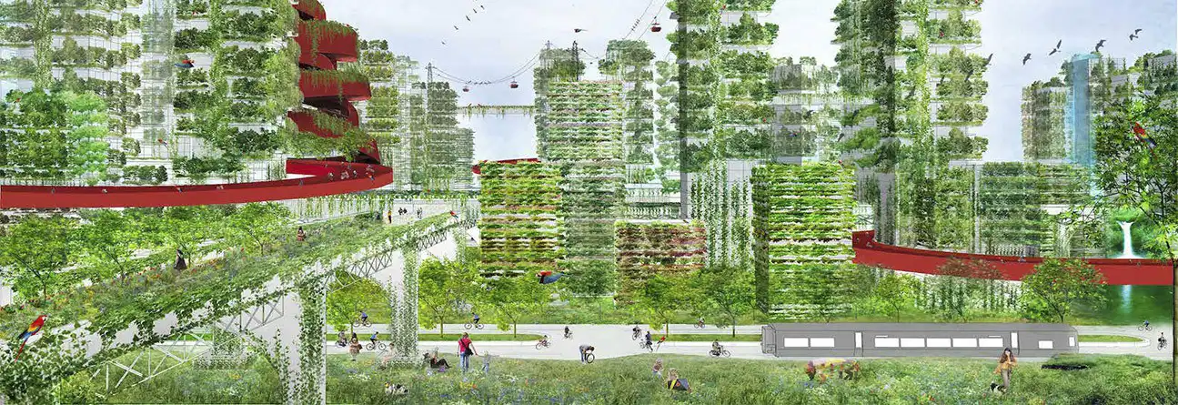 China construirá unos rascacielos cubiertos de árboles que succionarán el smog