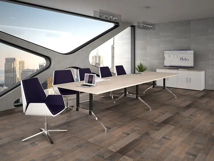 Mesa de Juntas Black Chrome